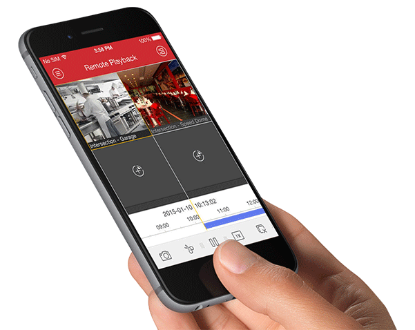 Contrôlez vos caméras à distance