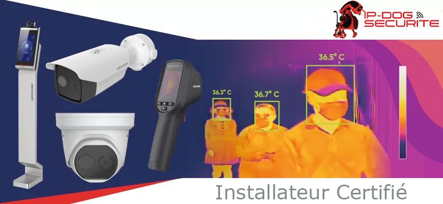 Installation de système de détection de température professionnel contre le covid19 