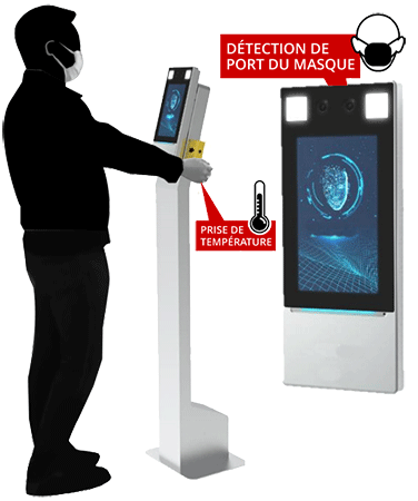 Terminal de détection de température